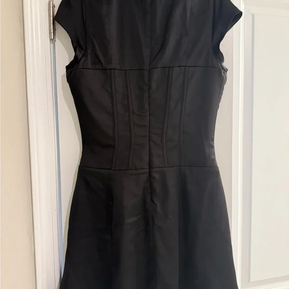 House of CB Black Carmina Fluted Corset Mini Dress - Picture 4 of 6